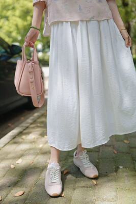 竹纤维牛奶流光裙人鱼姬