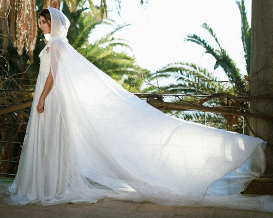 雪纺百搭披肩披风