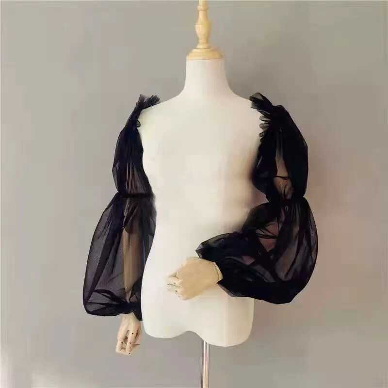 防晒宽松婚纱袖子舞会遮手臂新娘