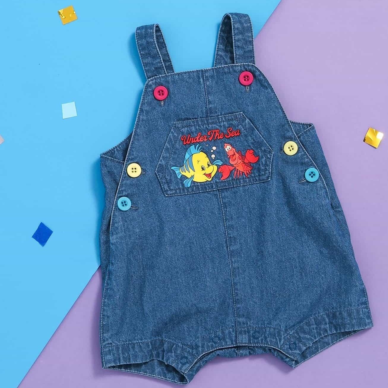 日本 BREEZE 2025夏新生儿宝宝裤柔软透气轻薄尼莫丑鱼龙虾背带裤