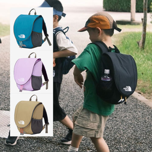 日本北面 the north face 2026春儿童户外旅行登山水壶双肩背包8L