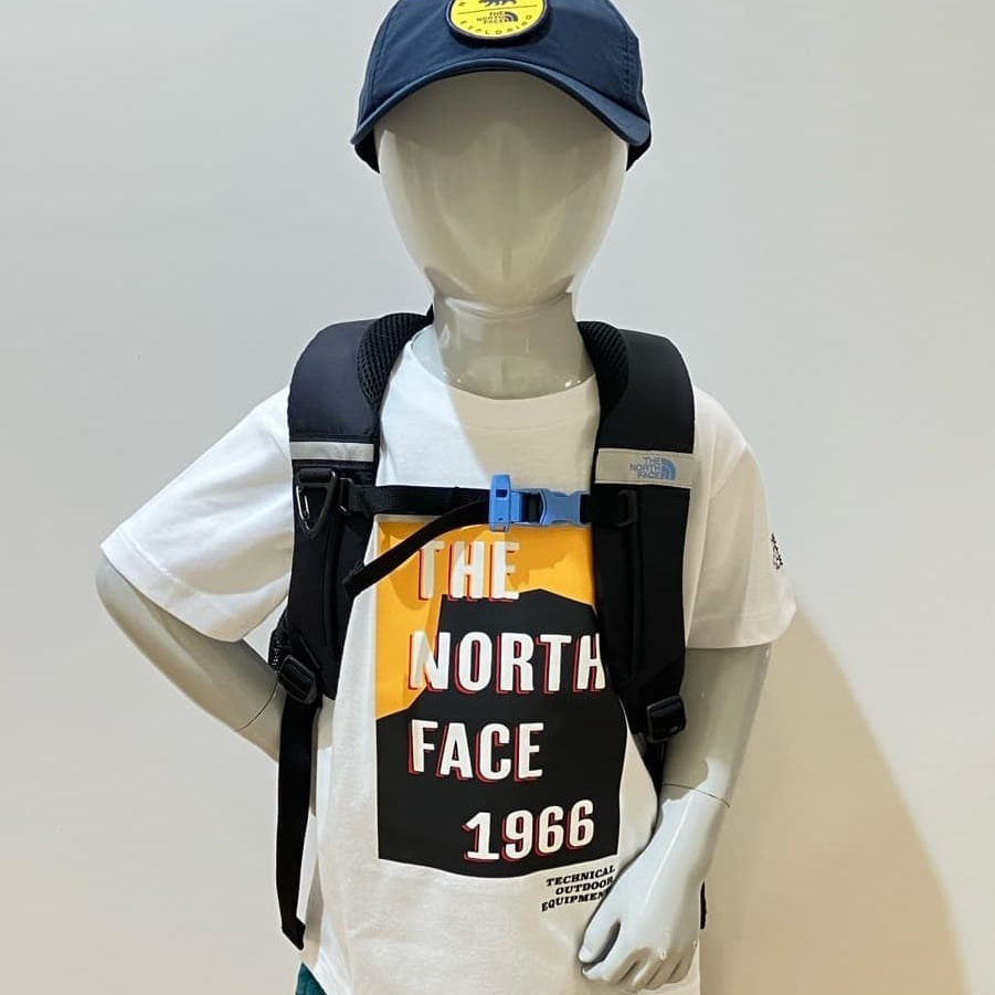 日本北面1966 the north face 2024夏儿童装防晒紫外线85%短袖T恤