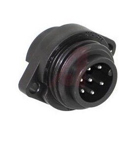 Amphenol安费诺圆形工业连接器6芯插座C01630C00610012