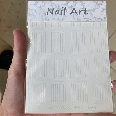 mors法式镂空拍拍贴纸美甲贴纸