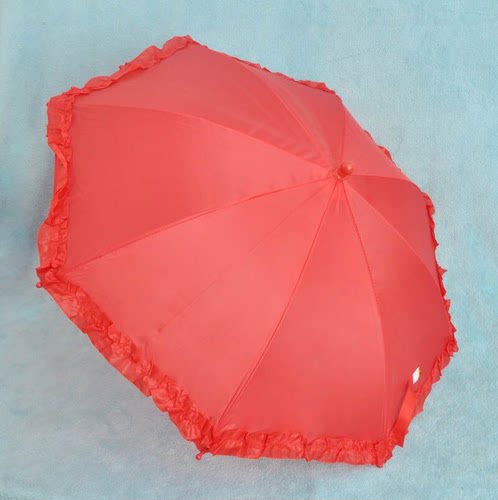 62cm直径卡通花边幼儿园舞台小伞