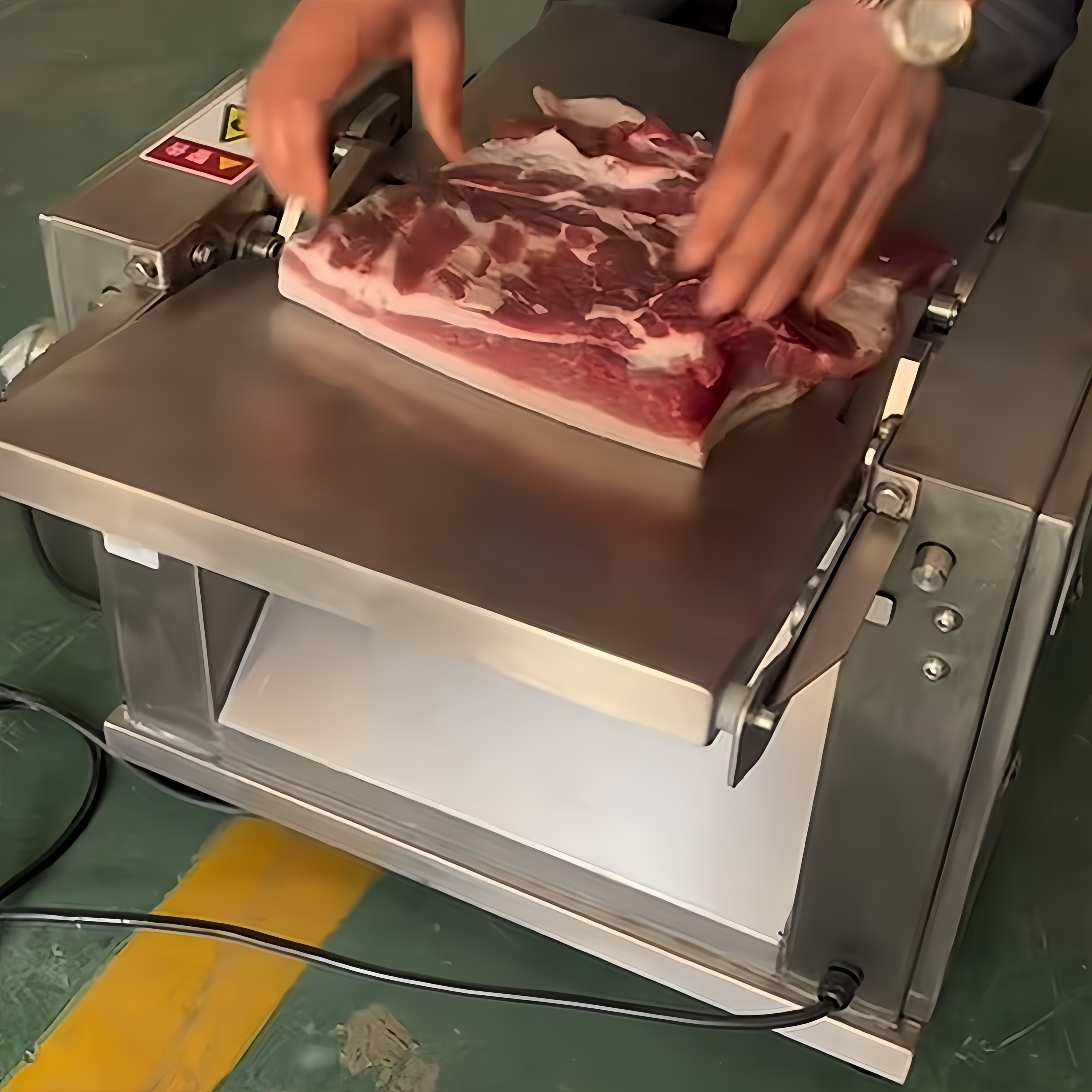 商用全自动猪肉去皮机鲜肉