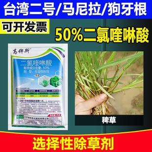 农药水稻专用剂除草剂草高稗斯坪50%二氯喹啉酸稗子草马唐狗尾草