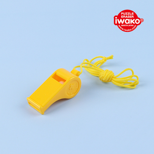 日本进口STAD金属IWAKO塑料口哨呼救哨体育裁判用银白黄红蓝色