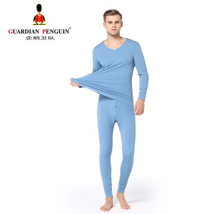 Guardian Penguin企鹅卫队GP 超细莫代尔随心裁V 领 男款保暖内衣
