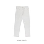 白色牛仔裤 IDLT 水洗基础百搭潮 小直脚 高品质 RegularFit 修身