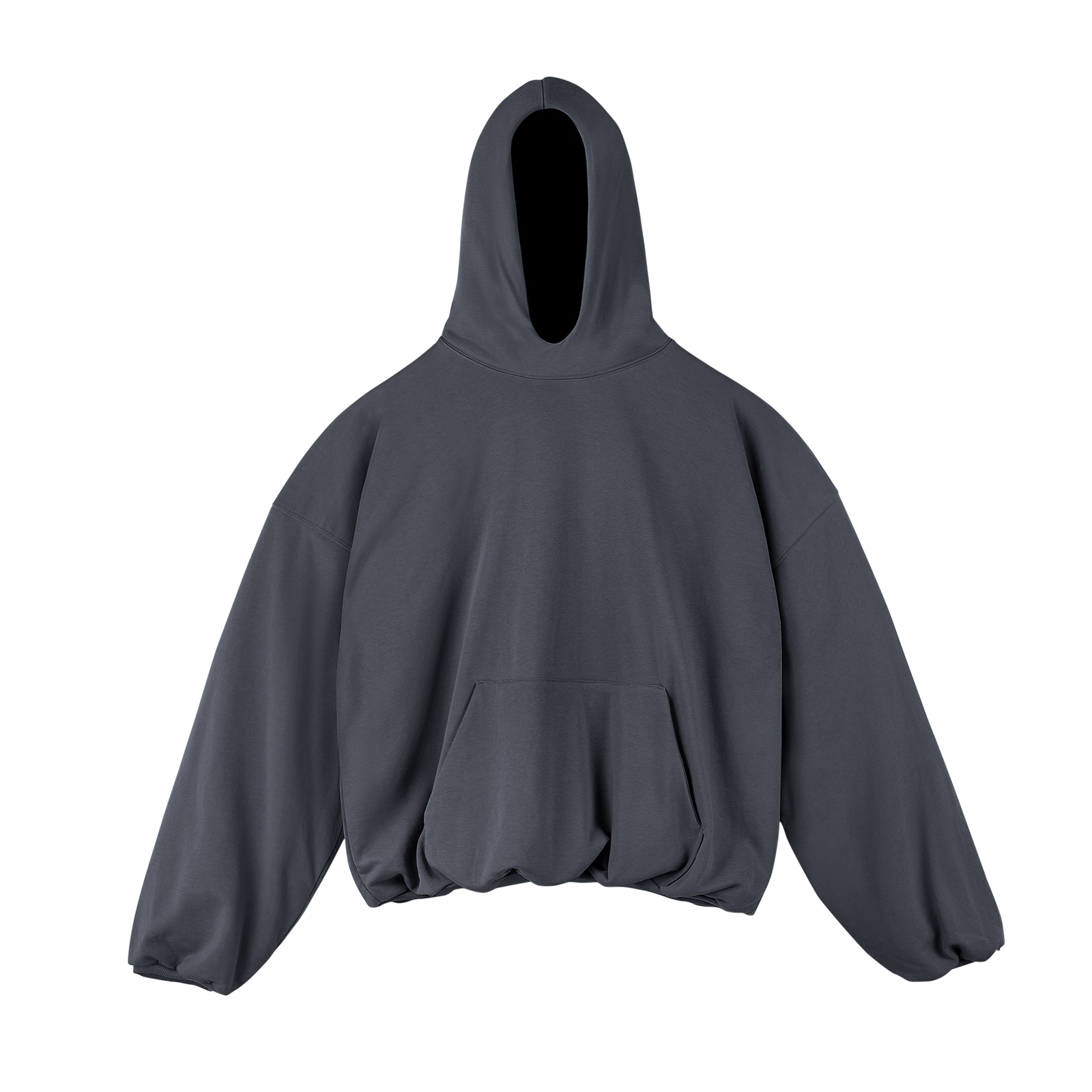 thumbnail for Idlt Short Wide Oversized Double-Layer Hoodie Sweatshirt European and American Kanye Oversize Street Fashion ins