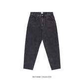 90s 基本款 高质 炭灰炒色 IDLT 宽松萝卜老爹裤 重磅 锥形牛仔裤