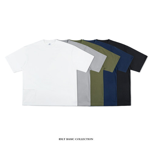 IDLT廓形抽绳宽松短袖