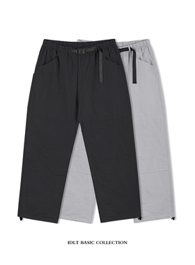 IDLT 7oz户外工装锥形裤 锦棉 宽松腰带机能防风休闲裤百搭潮 ins