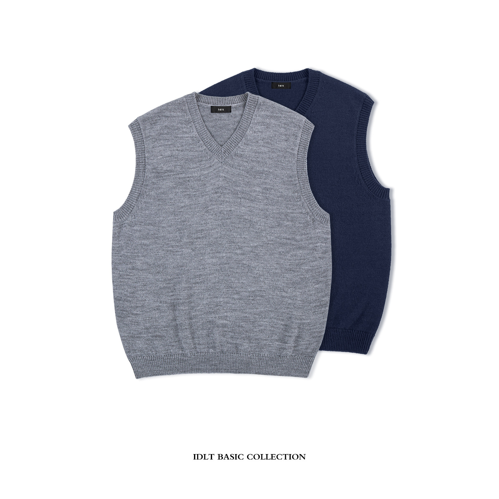 IDLT V领合身背心正肩针织马甲羊毛混纺男女简约休闲叠穿上衣简约,男装,常规马甲,淘宝优惠券,粉丝福利购,淘宝优惠卷