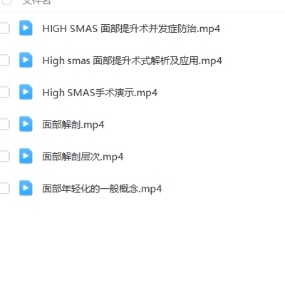 丁伟HIGH SMAS面部提升术解剖分析面部年轻化