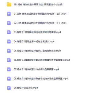 嗨体熊猫针注射眶周黑眼圈合集杨威陶娅王琳