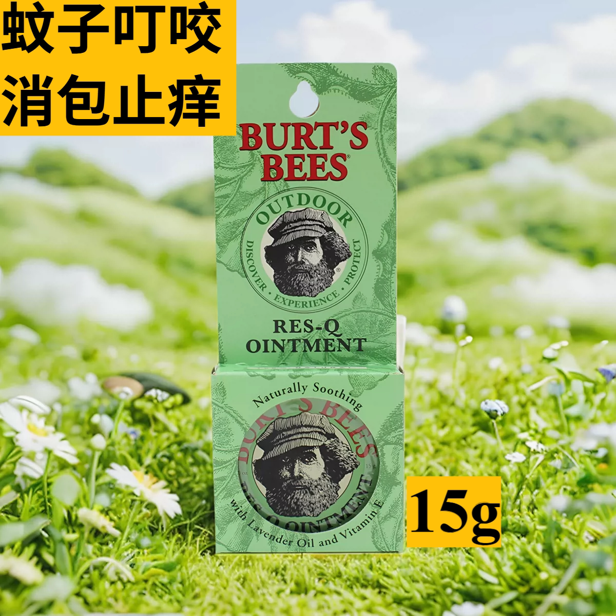 香港进口小蜜蜂紫草膏蚊子虫叮咬