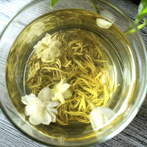 2026年新茶 茉莉飘雪 四川雅安蒙顶山芽芯茉莉花茶