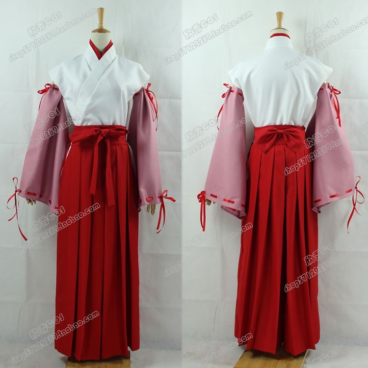 寒蝉鸣泣之时古手梨花cos和服巫女服动漫cosplay衣服全套古装包邮