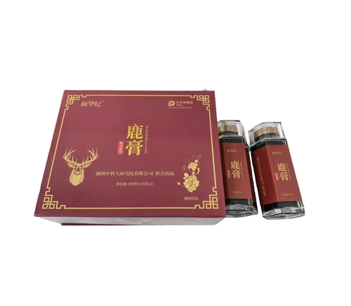 颜华纪鹿膏精心熬制精选材料鹿血粉鹿尾粉鹿筋粉益智仁植物萃取