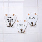 北欧简约强力粘钩装 无痕创意家居 饰挂钩墙壁门后免钉厨房挂钩个性