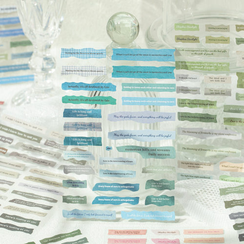 英文字素切模贴纸碎语文摘