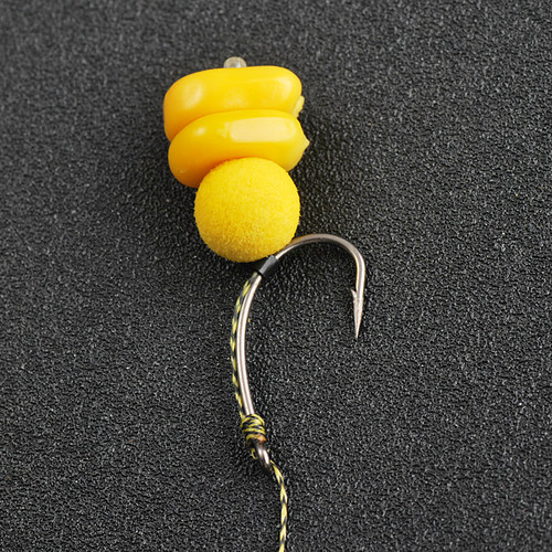 反离底钓法双钩欧式飞德钓组欧鲤钓库钓反底钩组浮球钓鱼珠珠线u.