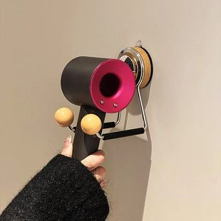 吹风机置物架免打孔吸盘挂钩毛巾多功能收纳架浴室卫生间高级感