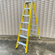 厂家 加厚直销双侧折叠玻璃钢纤维绝缘电工程铝合金人字梯子 包邮