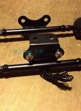 sportster全型號專用下移方向燈架白鐵製魚鱗焊 哈雷 883 48 1200