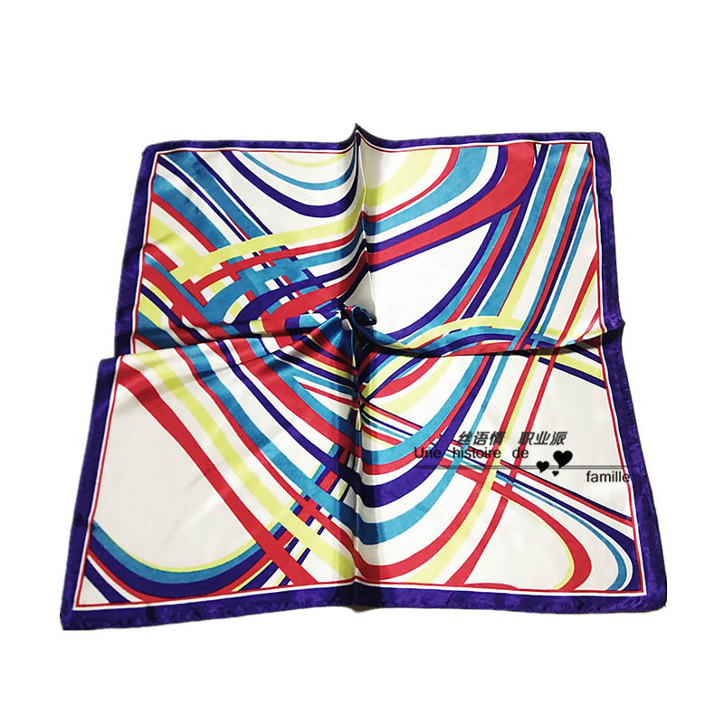 银行礼仪制服商务风职业装小方巾