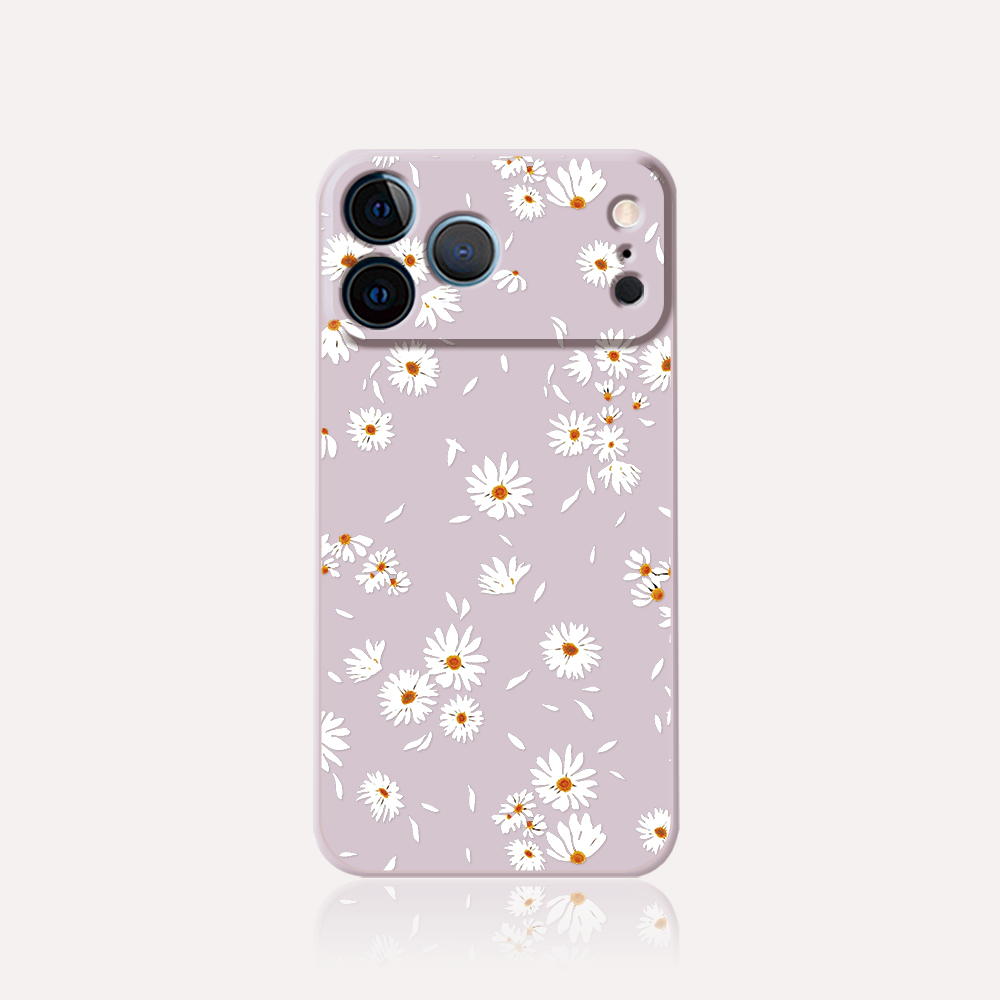 苹果iphone12硅胶雏菊适用手机壳