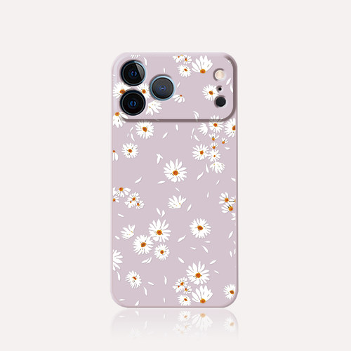 18一朶午荷iPhone16/17air手机壳11硅胶14max雏菊8plus日xr韩p13romax适用苹果mini/15/12
