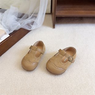 2026春款2岁女宝宝鞋子小皮鞋英伦风婴幼儿公主鞋洋气学步方口鞋1