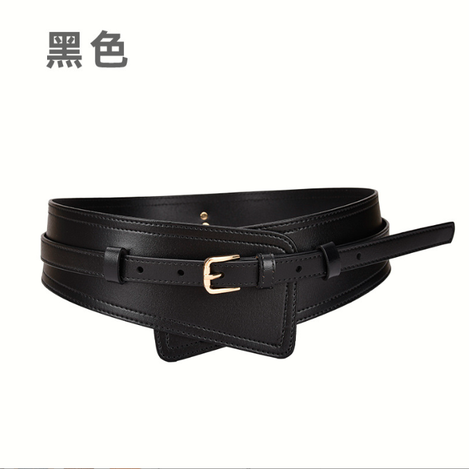外贸订单新品真皮腰带韩版百搭时尚牛皮针扣搭配大衣连衣裙宽腰带
