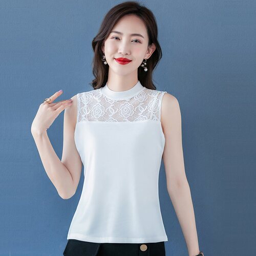 蕾丝内搭打底衫背心百搭上衣女