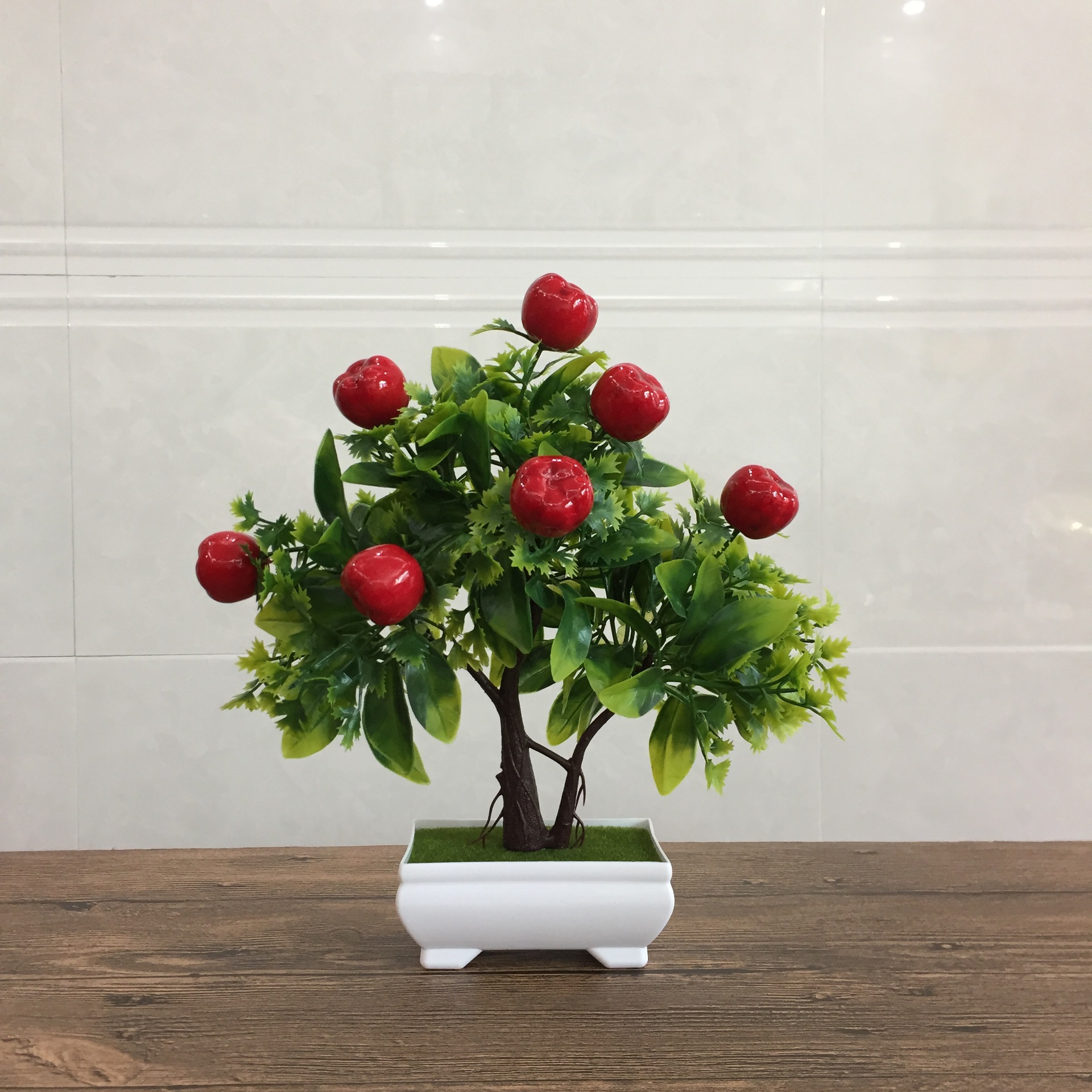 新款仿真植物盆栽 仿真水果摆件家居装饰绿植花卉 仿真花小树盆景