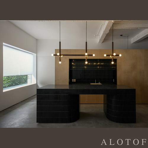 alotof黄铜北欧餐厅复古吊灯