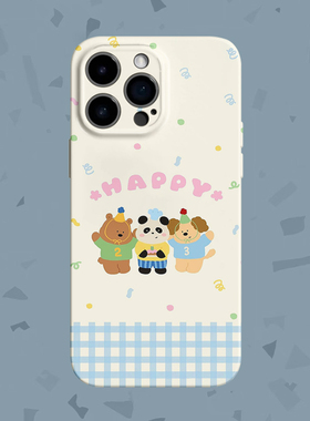 【按时长大】快乐小狗派对适用iPhone16/15promax手机壳华为mate60软OPPOreon12vivoS20苹果14一加ACE3小米15