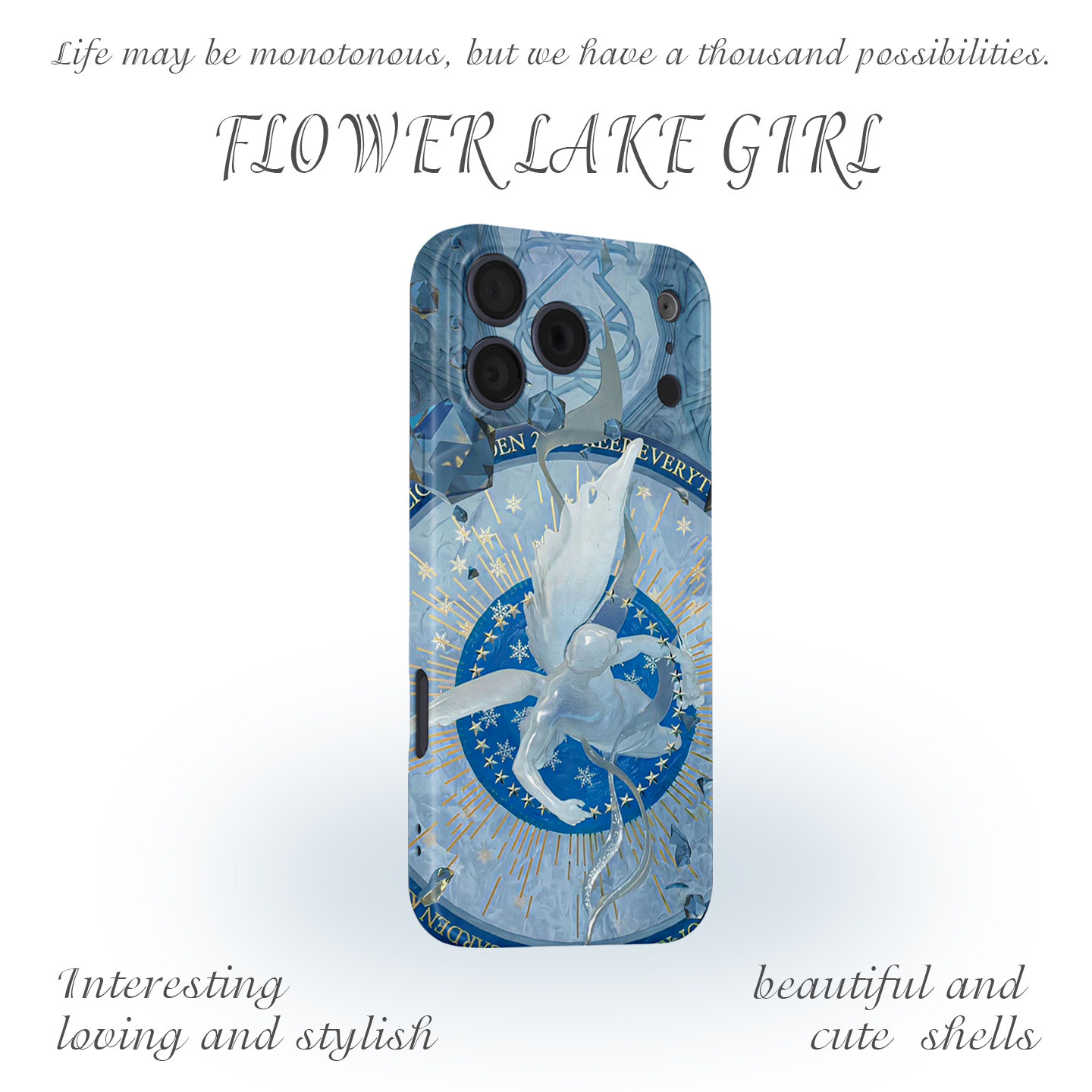 【美到失语】艺术天使雕塑手机壳