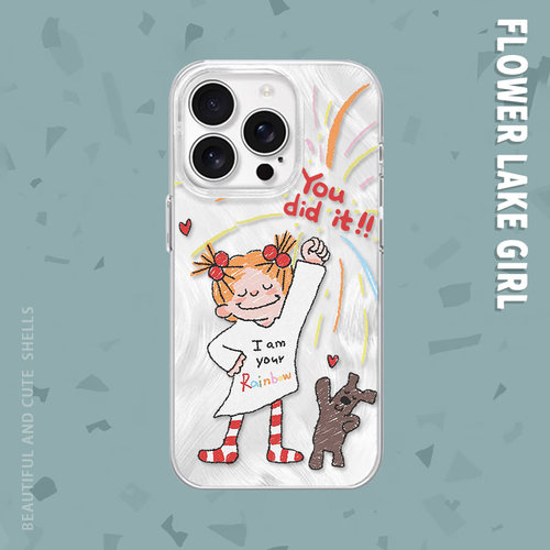 【氧气感满满】彩虹女孩手机壳