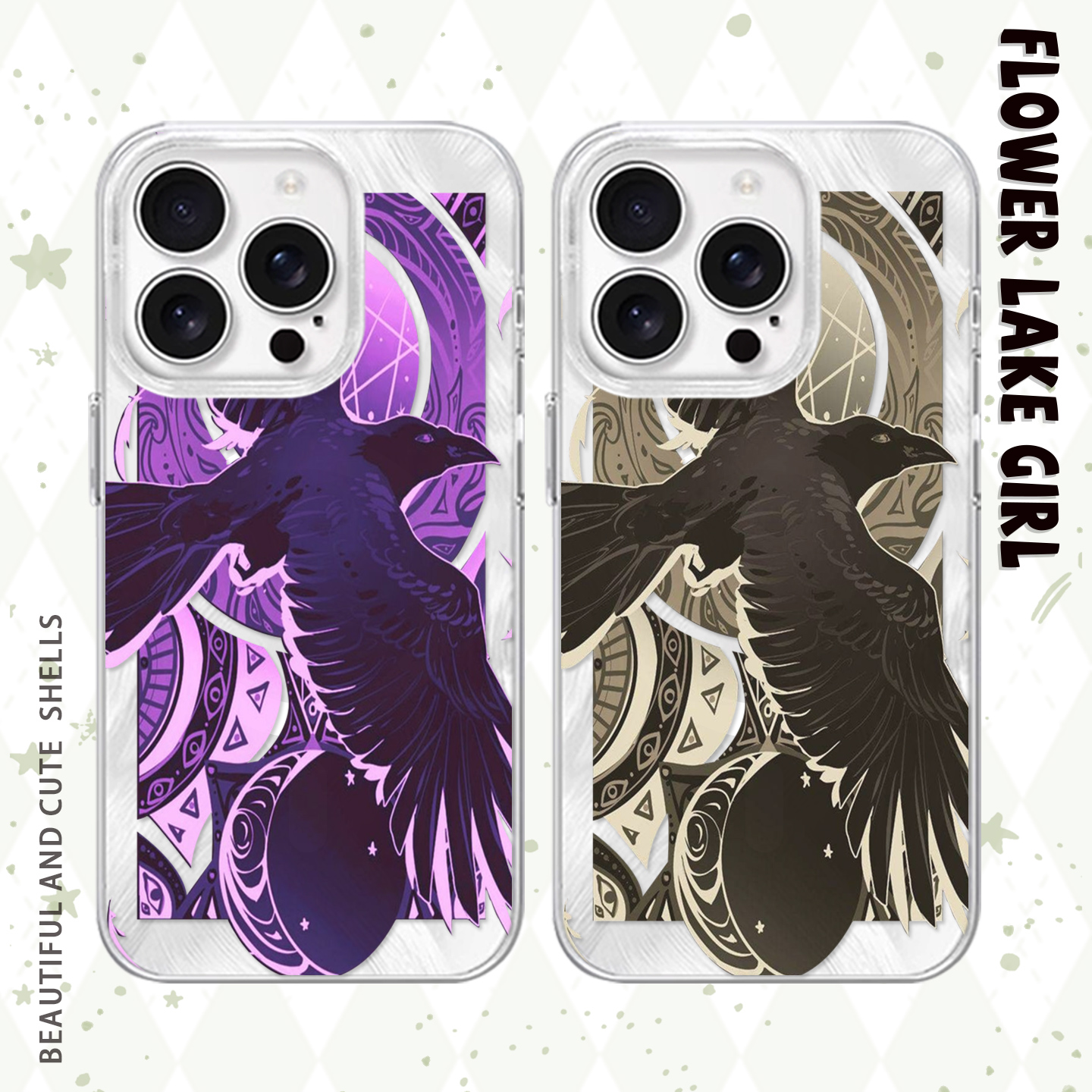 【高级感杀疯了】暗黑飞鹰手机壳