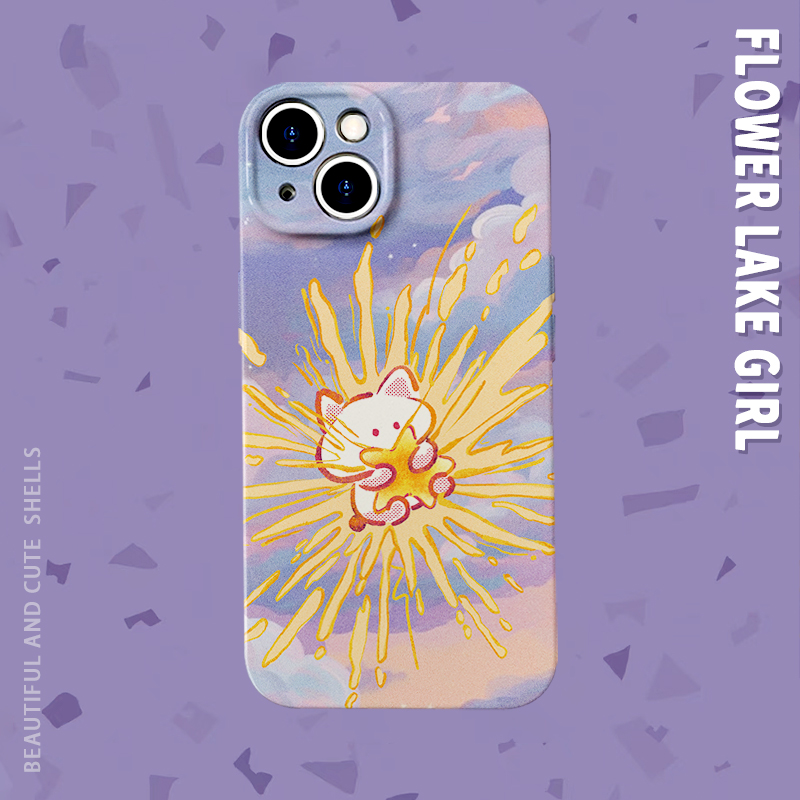 【颜值质感并存】抱星星猫手机壳