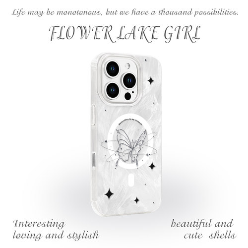 安卓iPhone羽纱星际蝴蝶手机壳