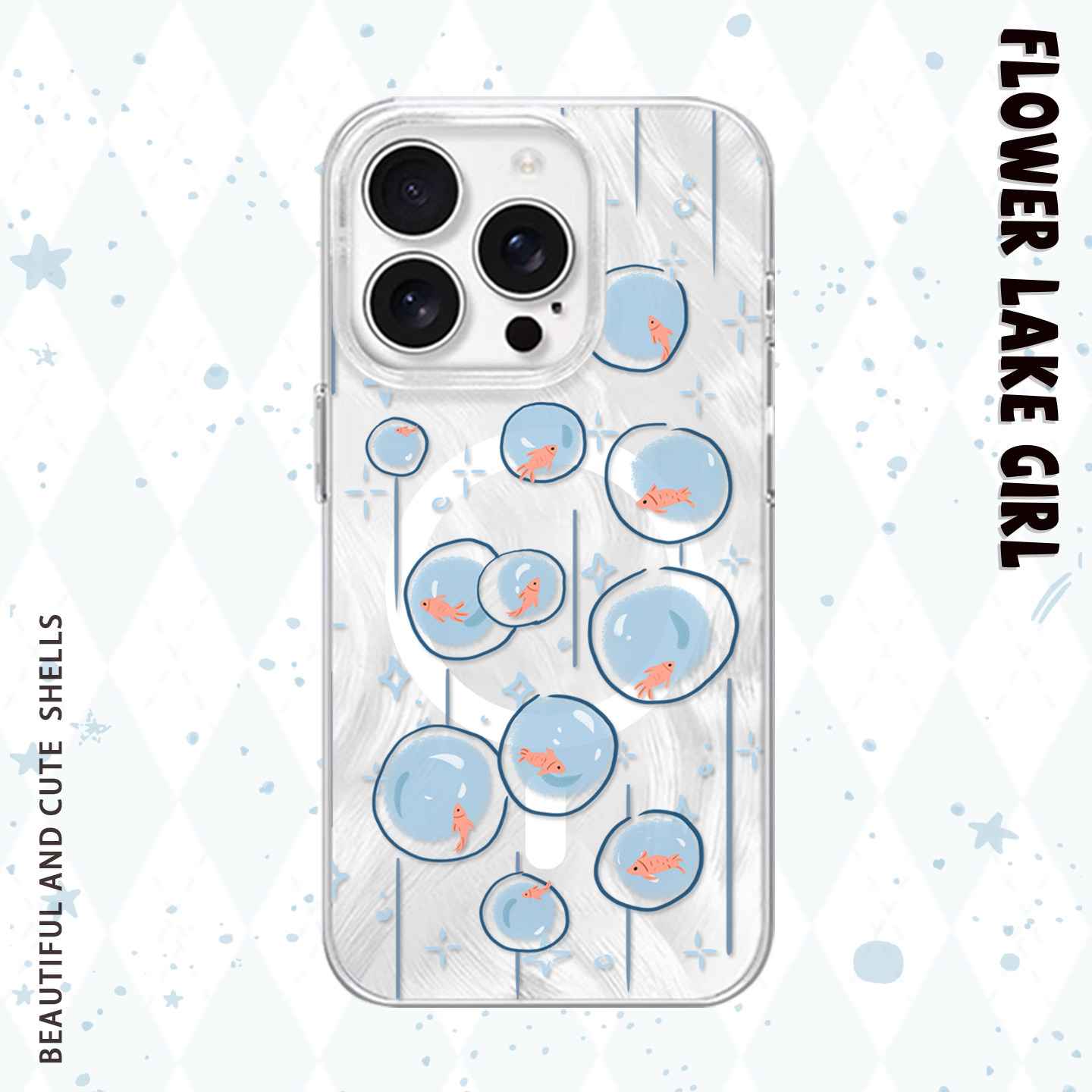 【一眼沦陷啊喂】氧气金鱼手机壳