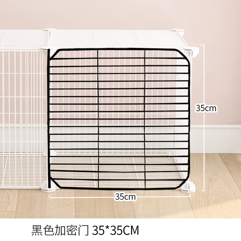 DIY猫笼门片狗笼加密门兔笼方格门宠物笼铁网门鸡笼围栏栅栏配件