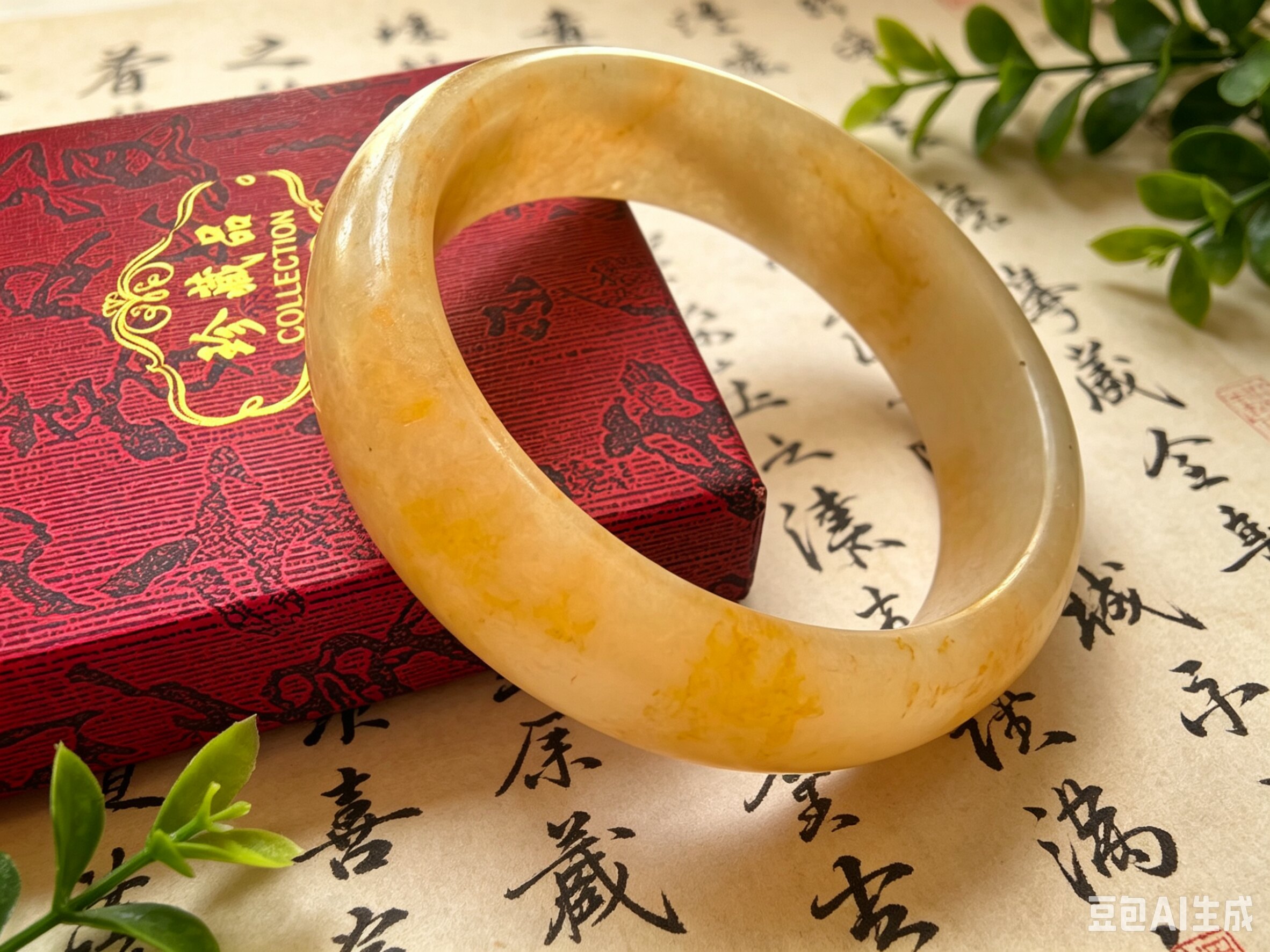 特价新疆手镯！微瑕疵手镯  金丝玉手镯天然戈壁玉乌尔禾玉包邮