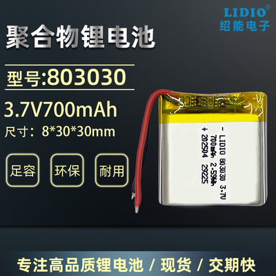 3.7V700mAh锂电池带保护板锂电池