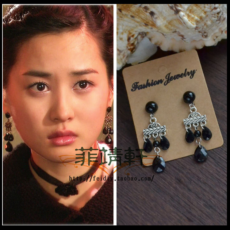 李多海我的女孩华丽明星同款耳环